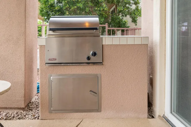a outdoor space with patio lots of furniture and garden