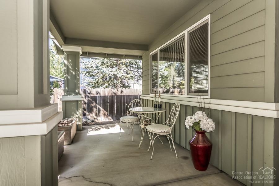 Spacious covered front porch perfect for