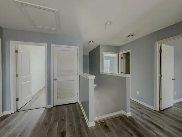 a view of wooden floor