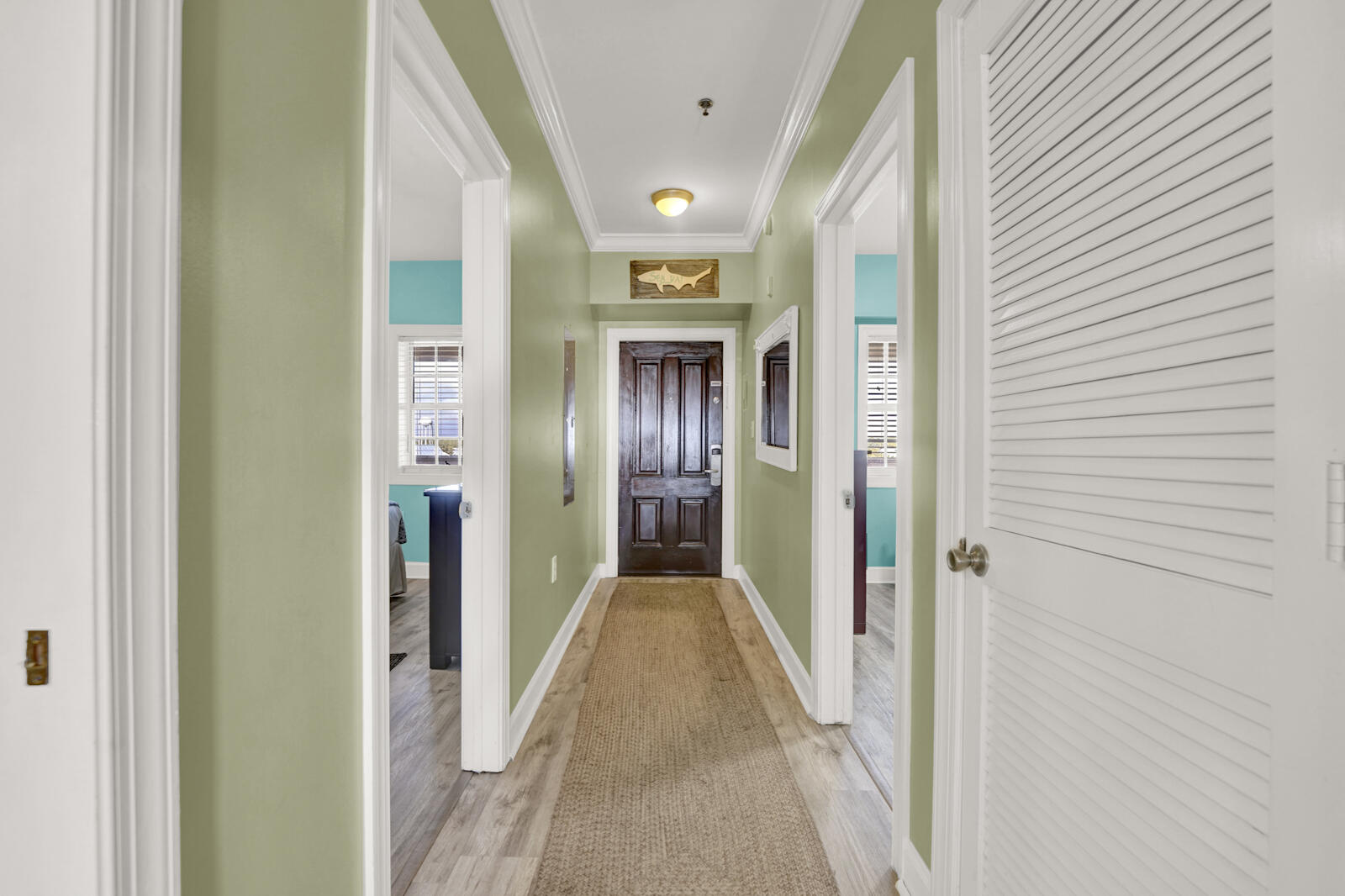 10343 East County Highway 30A, Unit 412B Seacrest, FL 32413 - Photo 15 of 39 a view of hallway with wooden floor