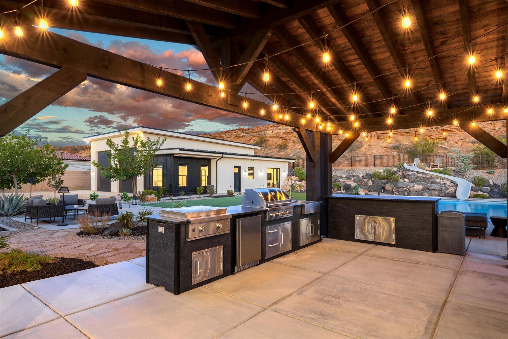 4103 South Little Valley Road St. George, UT 84790 - Photo 71 of 105 Outdoor kitchen