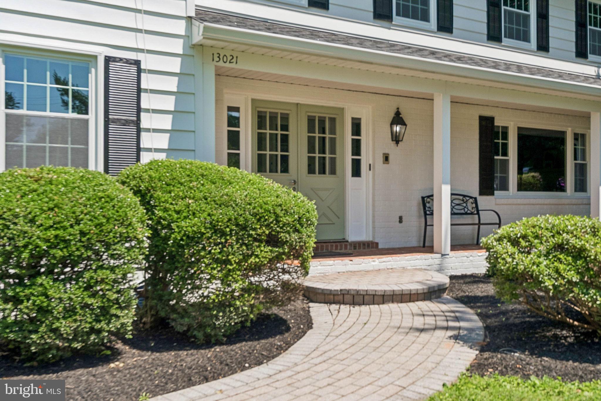 13021 Gent Road Reisterstown, MD 21136 - Photo 6 of 42 Charming entryway with lush greenery.