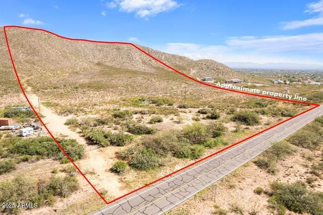 a view of a large mountain