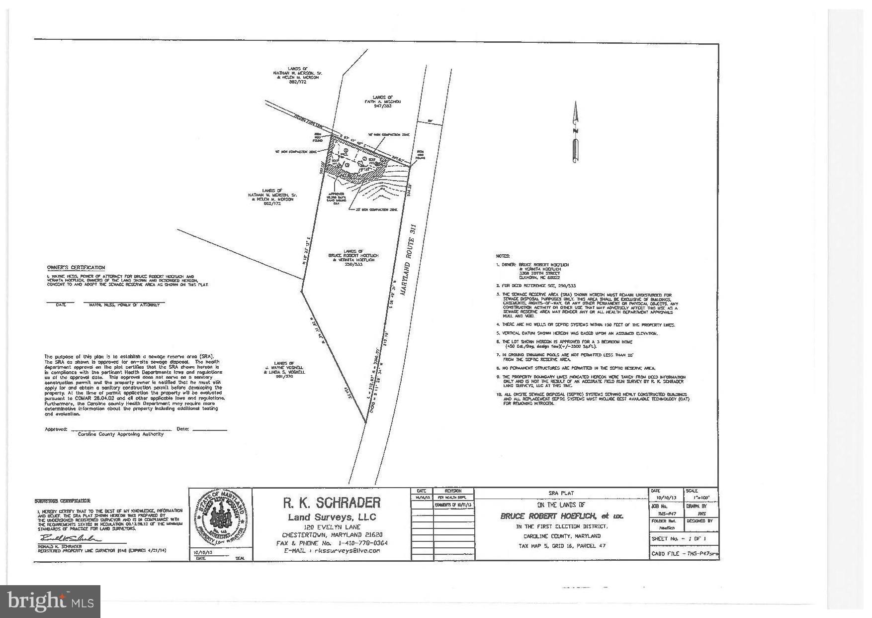 311 Southwest Of Marydel Route Southwest Marydel, MD 21649 - Photo 5 of 8 Plat