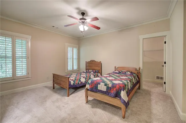 a view of backyard with green space