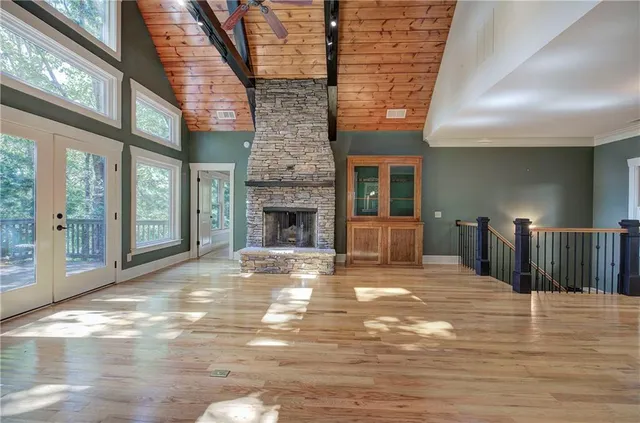 a view of livingroom with furniture and floor to ceiling window