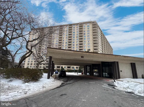 a front view of a building