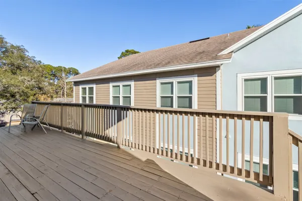 a view of a house with wooden floor