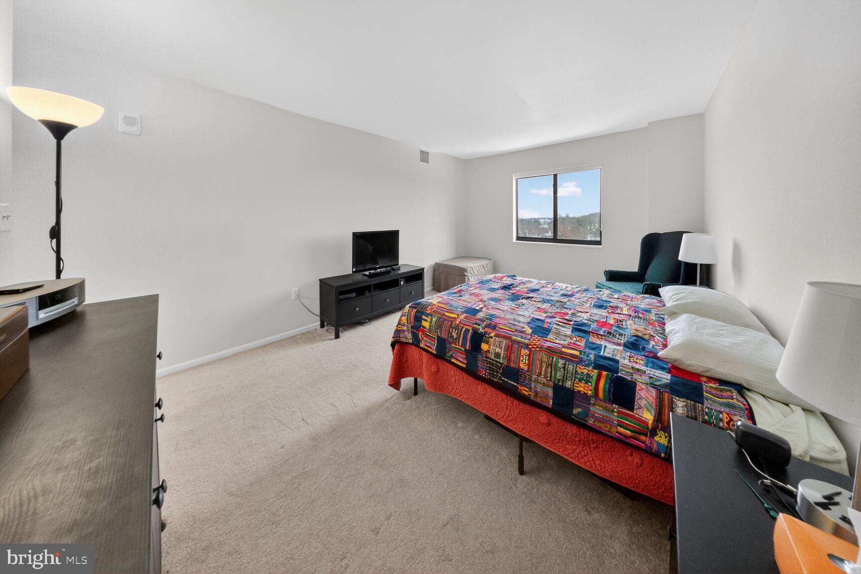 15115 Interlachen Drive, Unit 3812 Silver Spring, MD 20906 - Photo 24 of 46 a bedroom with bed and a window