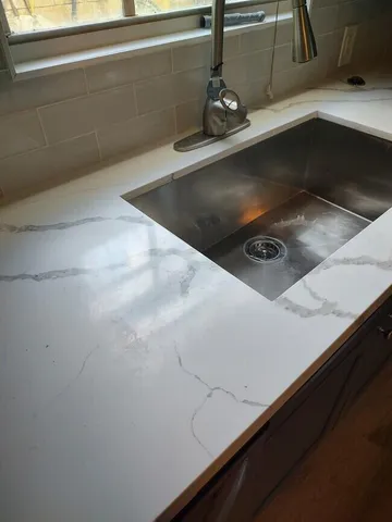 a close view of sink