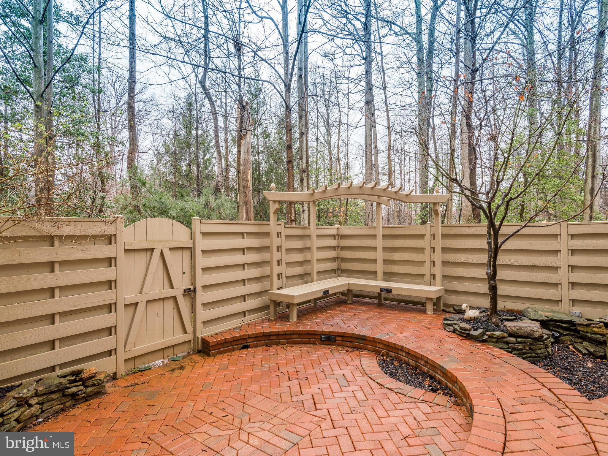 11442 Hollow Timber Court Reston, VA 20194 - Photo 28 of 29 Beautiful brick paved patio with complete privacy
