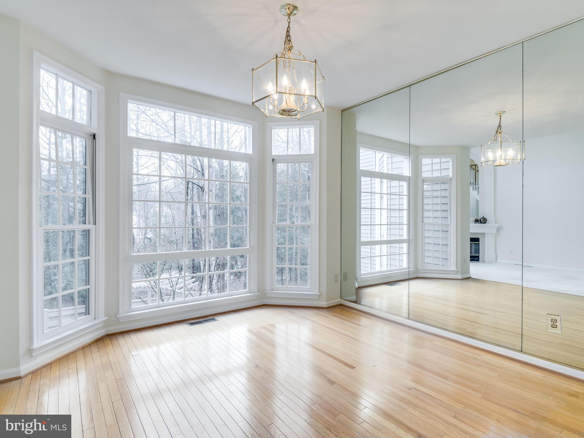 11442 Hollow Timber Court Reston, VA 20194 - Photo 10 of 29 Mirrored Dining Room with view to outdoors
