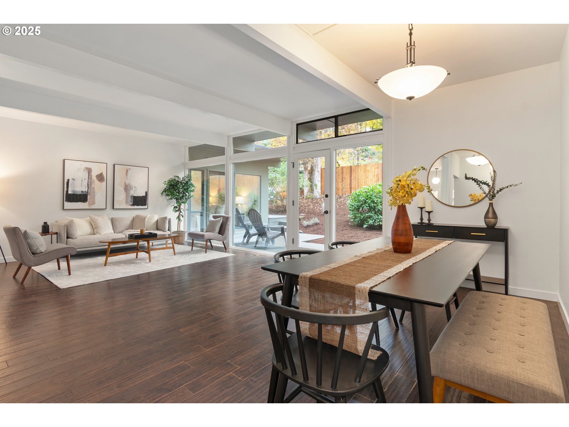 3820 Watkins Lane Eugene, OR 97405 - Photo 11 of 48 a view of a dining room with furniture and wooden floor