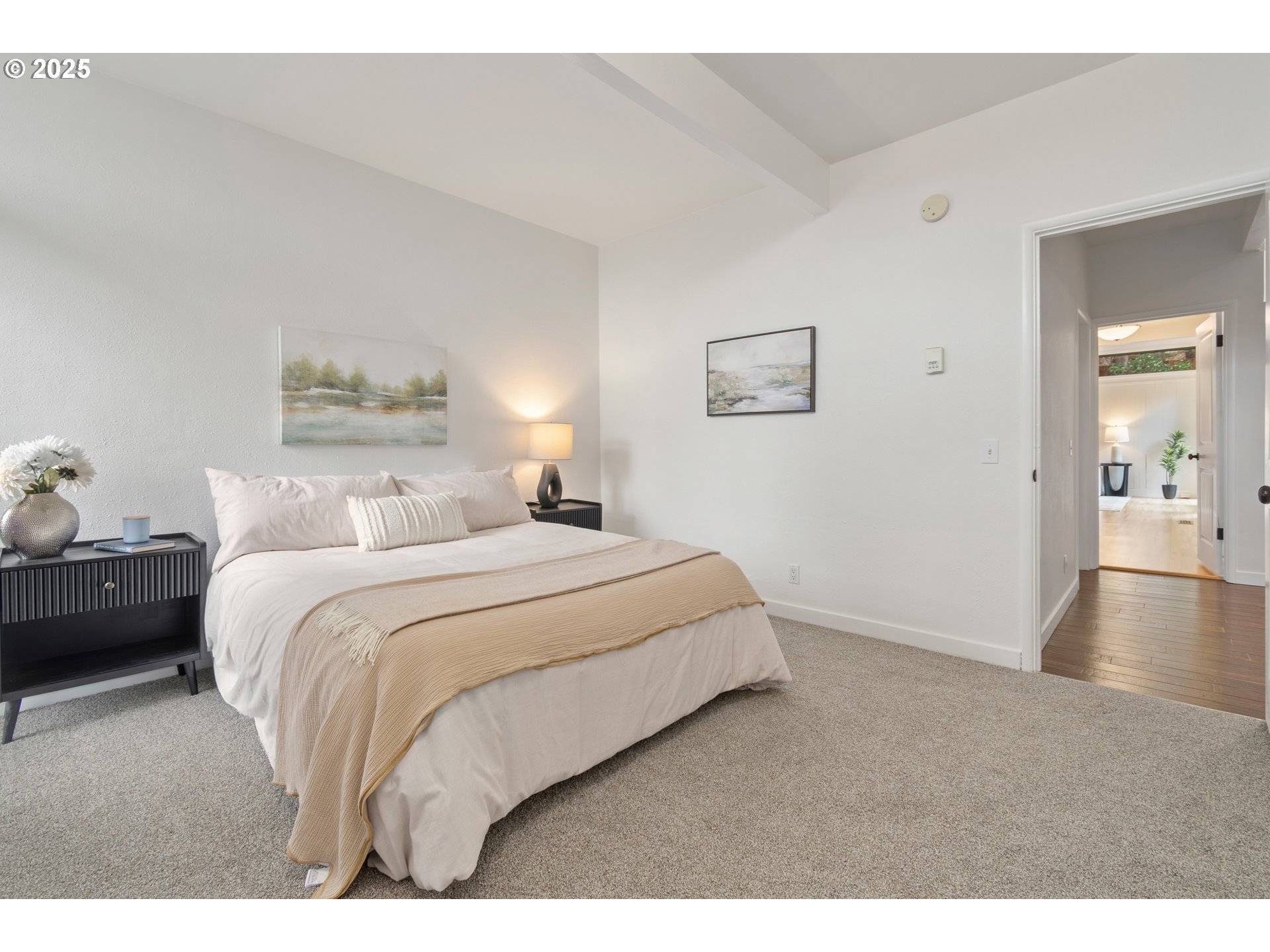 3820 Watkins Lane Eugene, OR 97405 - Photo 33 of 48 a bedroom with a bed and a view of bedroom