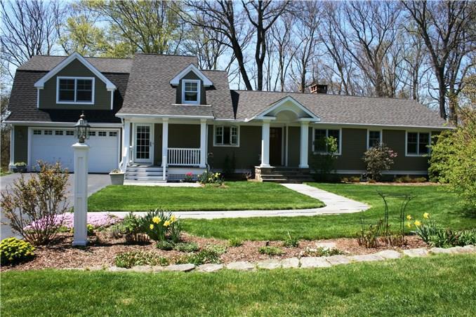 21 Lantern Hill Road Trumbull, CT 06611 - Photo 1 of 1 front view of a house with a yard