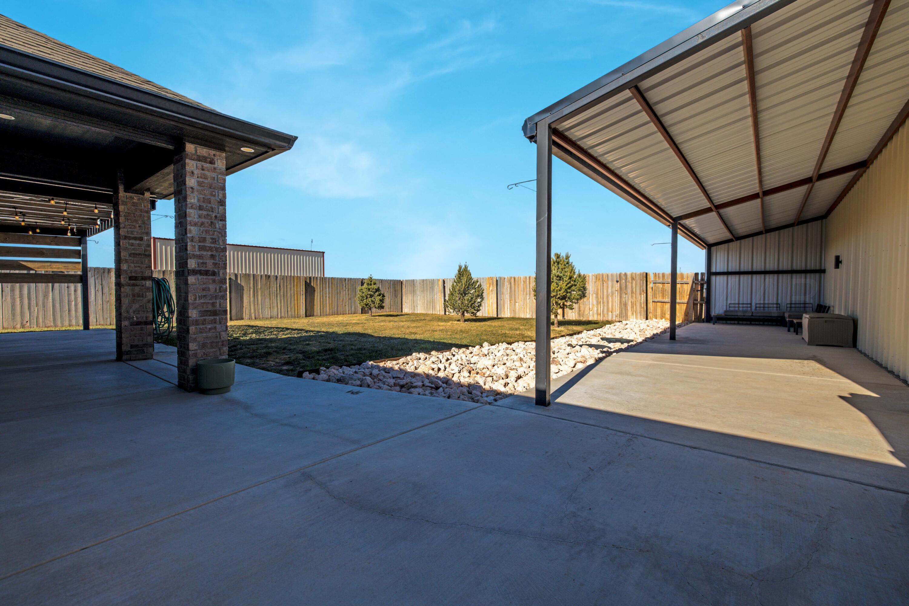 9834 Remington Road Canyon, TX 79015 - Photo 32 of 46 a view of backyard of a house