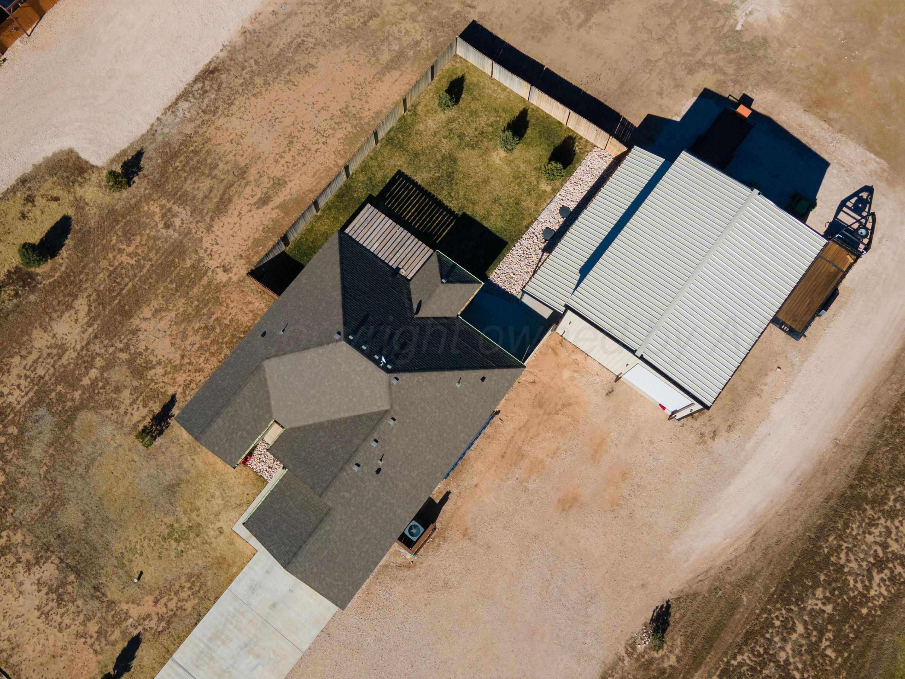 9834 Remington Road Canyon, TX 79015 - Photo 45 of 46 an aerial view of houses and roads