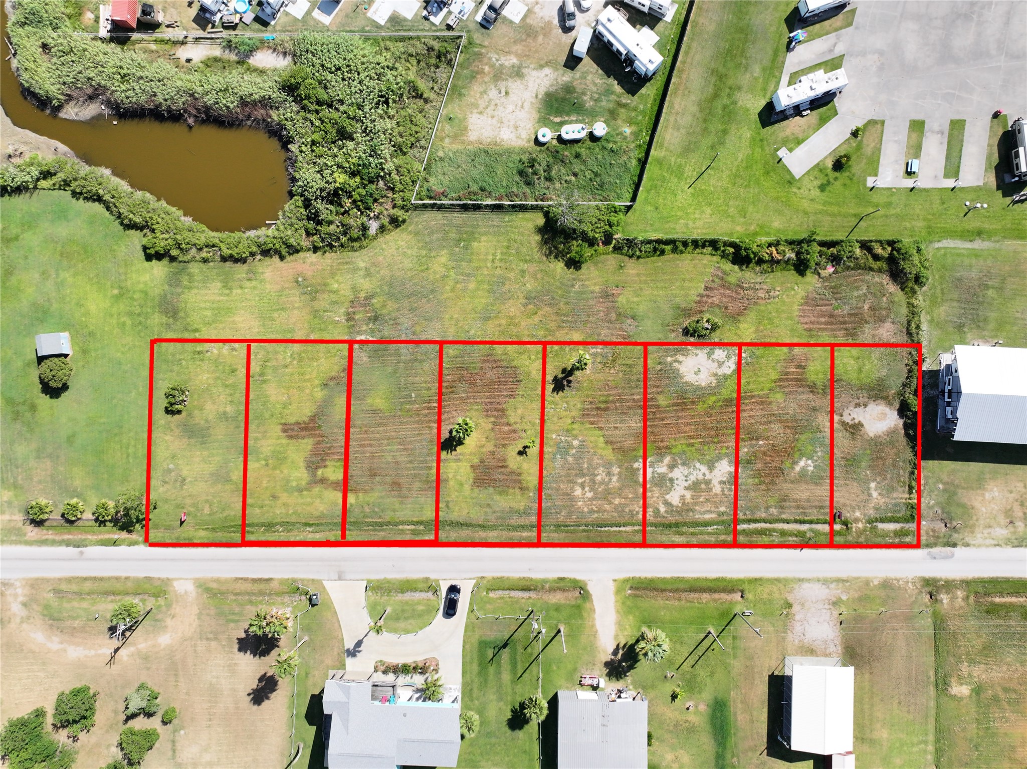 a view of a swimming pool and outdoor space