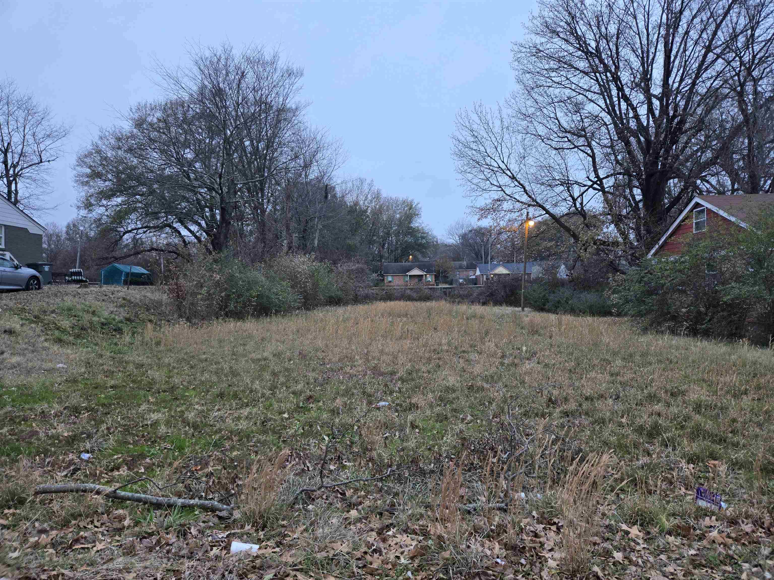 a view of an outdoor space and a yard