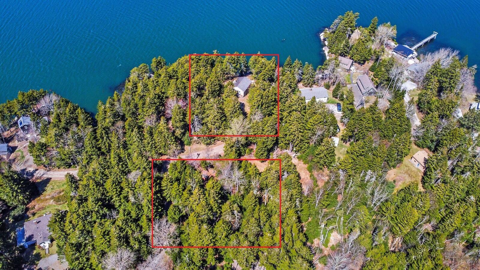 231 Otis Point Road Tenants Harbor, ME 04860 - Photo 6 of 47 231 Otis- Aerial with Lot Lines