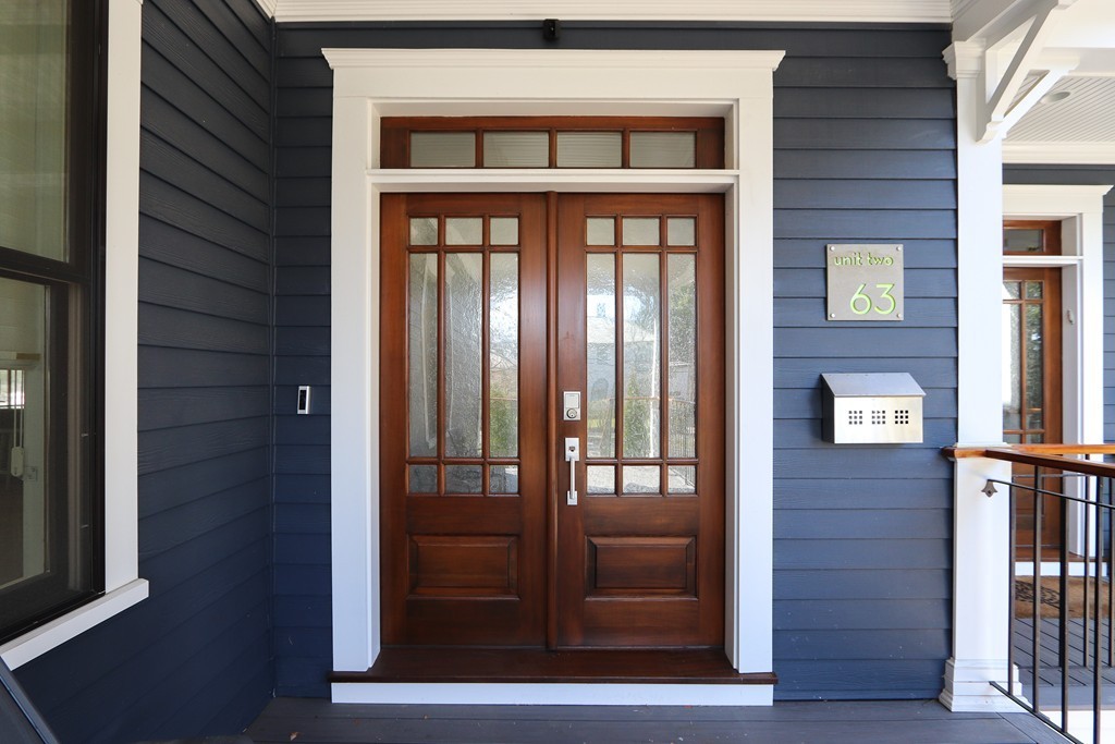 63 Herrick Road, Unit 2 Newton, MA 02459 - Photo 4 of 38 a view of front door of a house