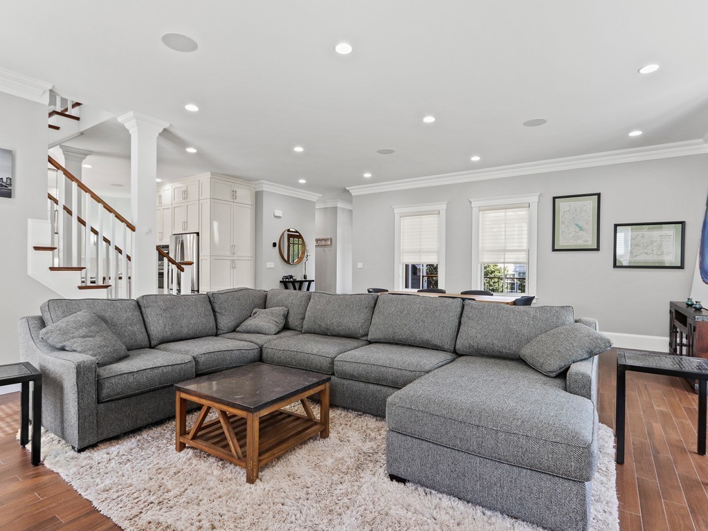 63 Herrick Road, Unit 2 Newton, MA 02459 - Photo 7 of 38 a living room with furniture and a couch
