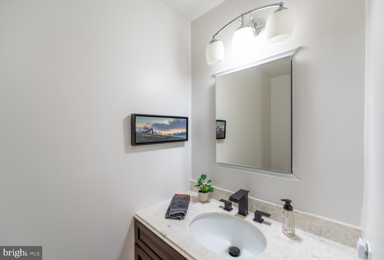 204 Camsten Court Chesterbrook, PA 19087 - Photo 48 of 56 a bathroom with a sink and a mirror