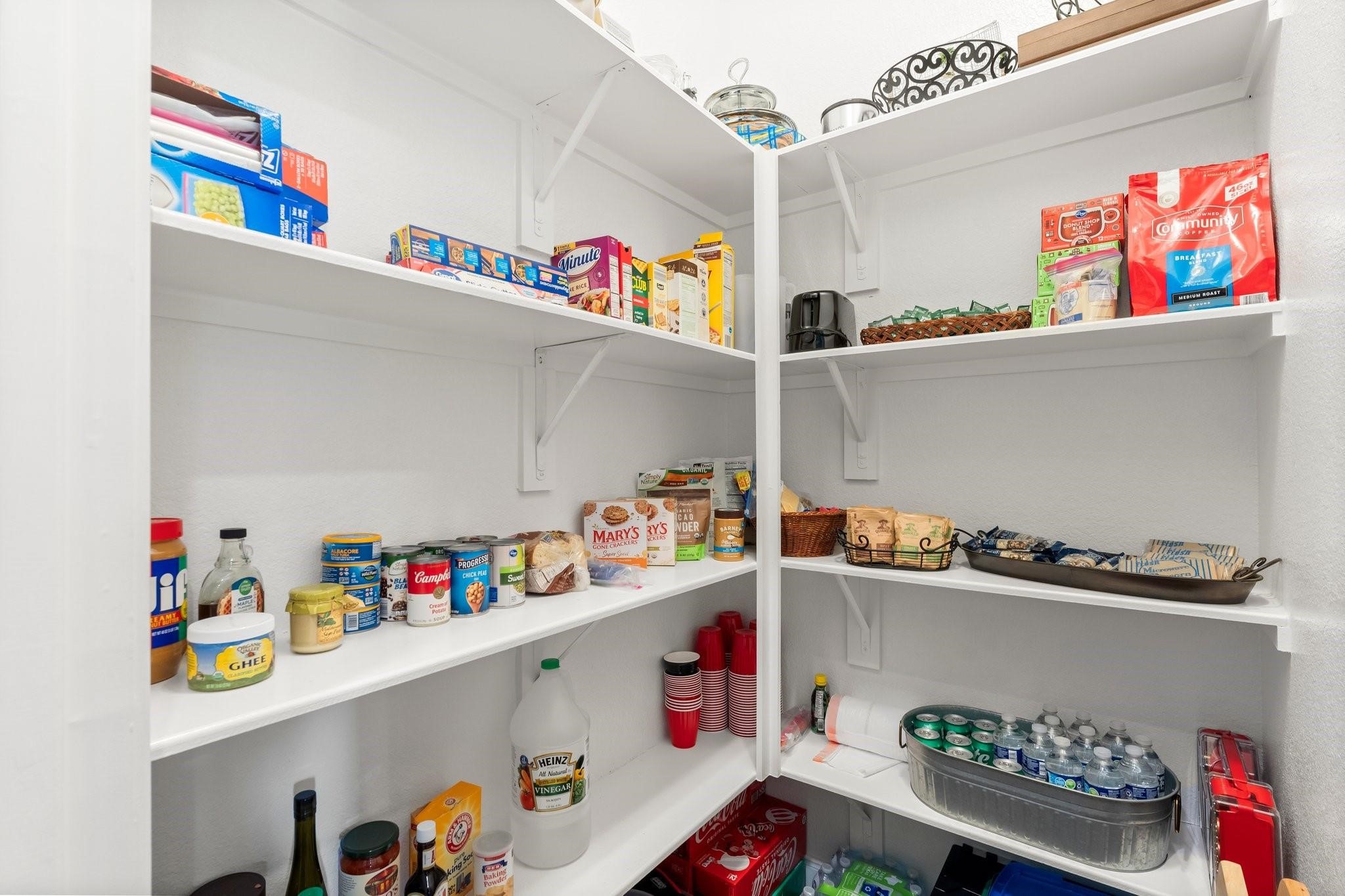 108 Wild Wick Way Spring, TX 77382 - Photo 16 of 44 The Large Walk-In Pantry Adjacent To The Kitchen Is Very Spacious.