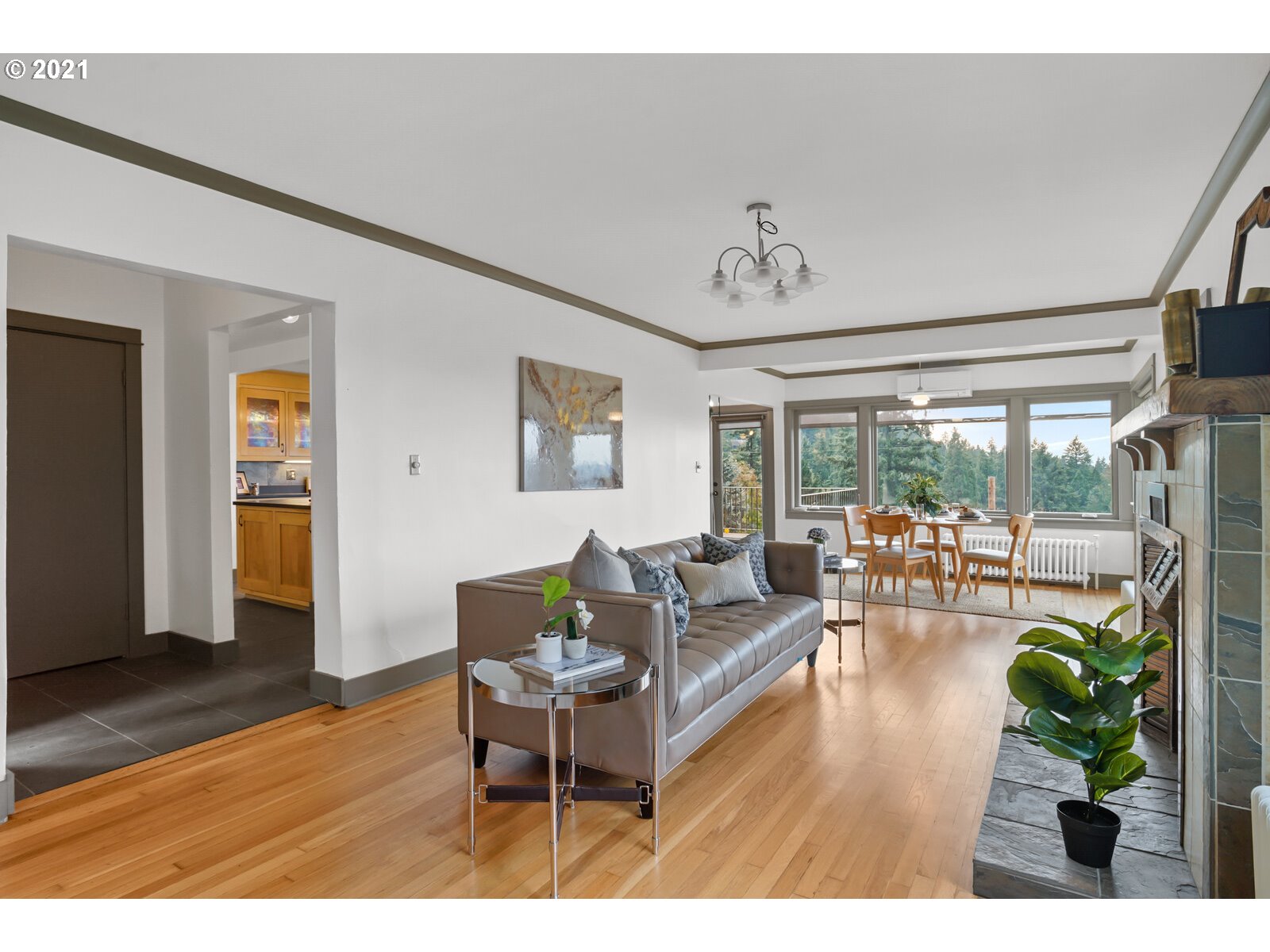 3748 Southwest Patton Road Portland, OR 97221 - Photo 7 of 32 a living room with furniture and a large window