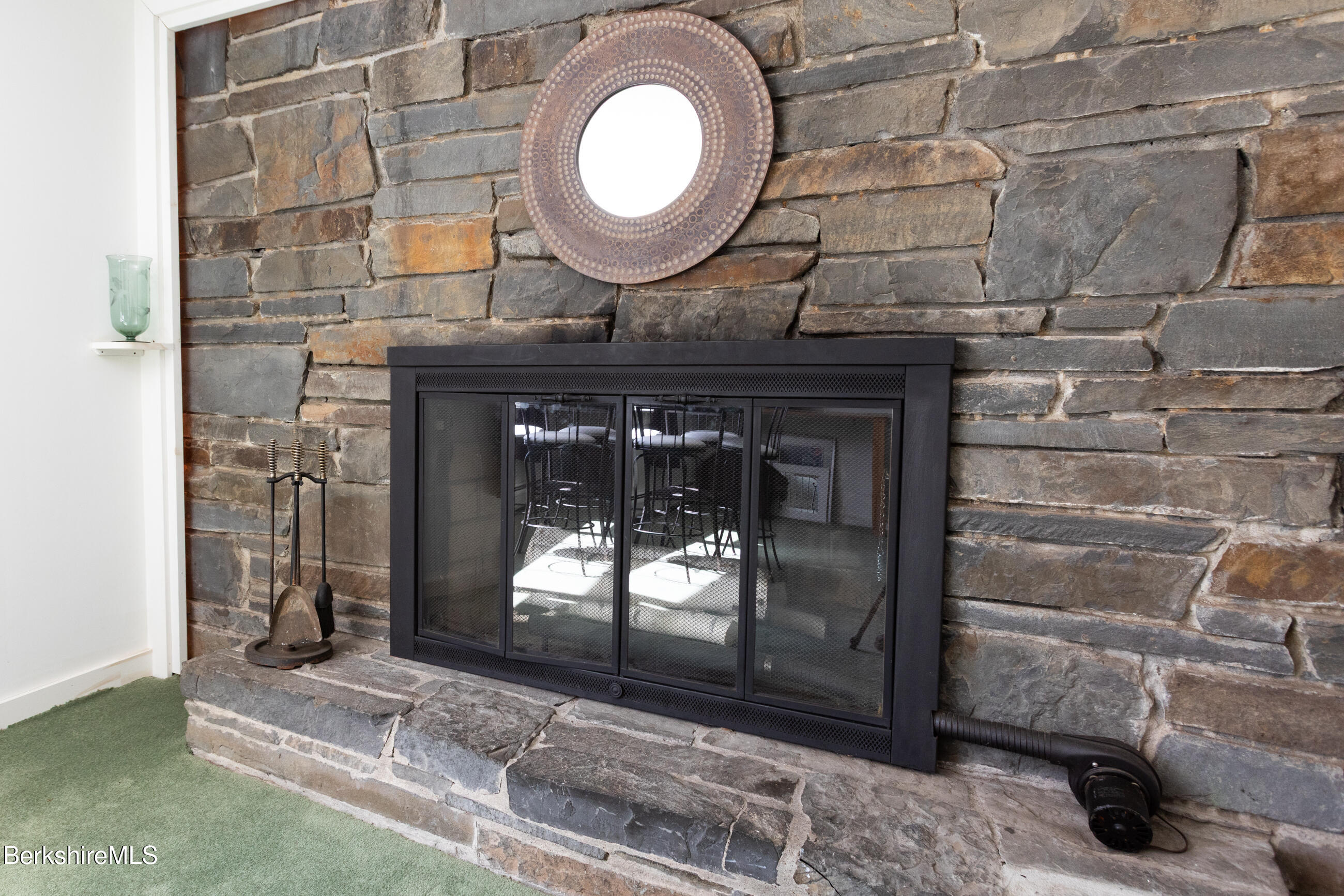 4 Birch Hill Road Peru, MA 01235 - Photo 33 of 61 Fireplace on lower level