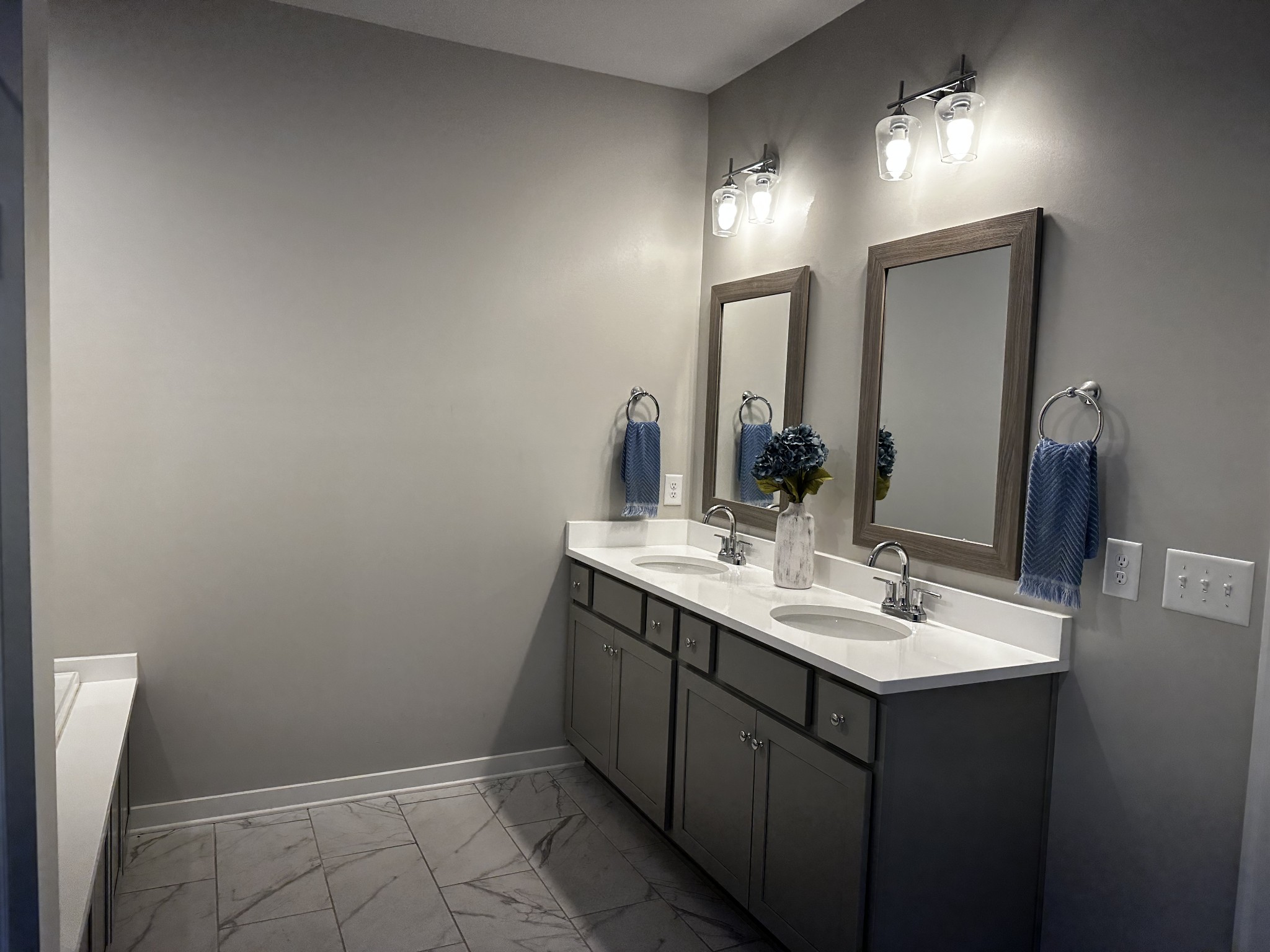 1065 Fallow Road Mount Juliet, TN 37122 - Photo 32 of 55 a bathroom with a sink vanity and mirror