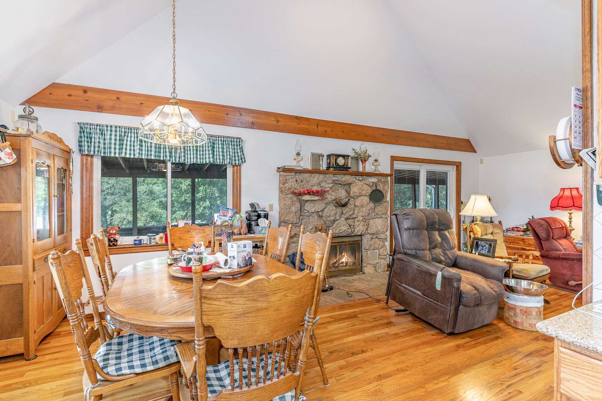 2847 Ashwood Road Columbia, TN 38401 - Photo 9 of 38 a living room with fireplace furniture and a large window