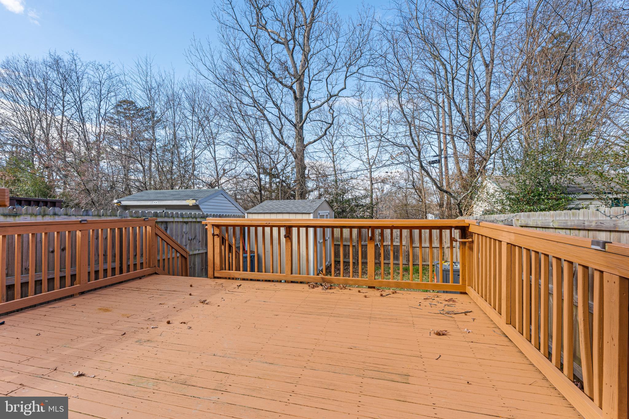536 MacIntosh Circle Joppa, MD 21085 - Photo 23 of 32 a view of deck with a large trees