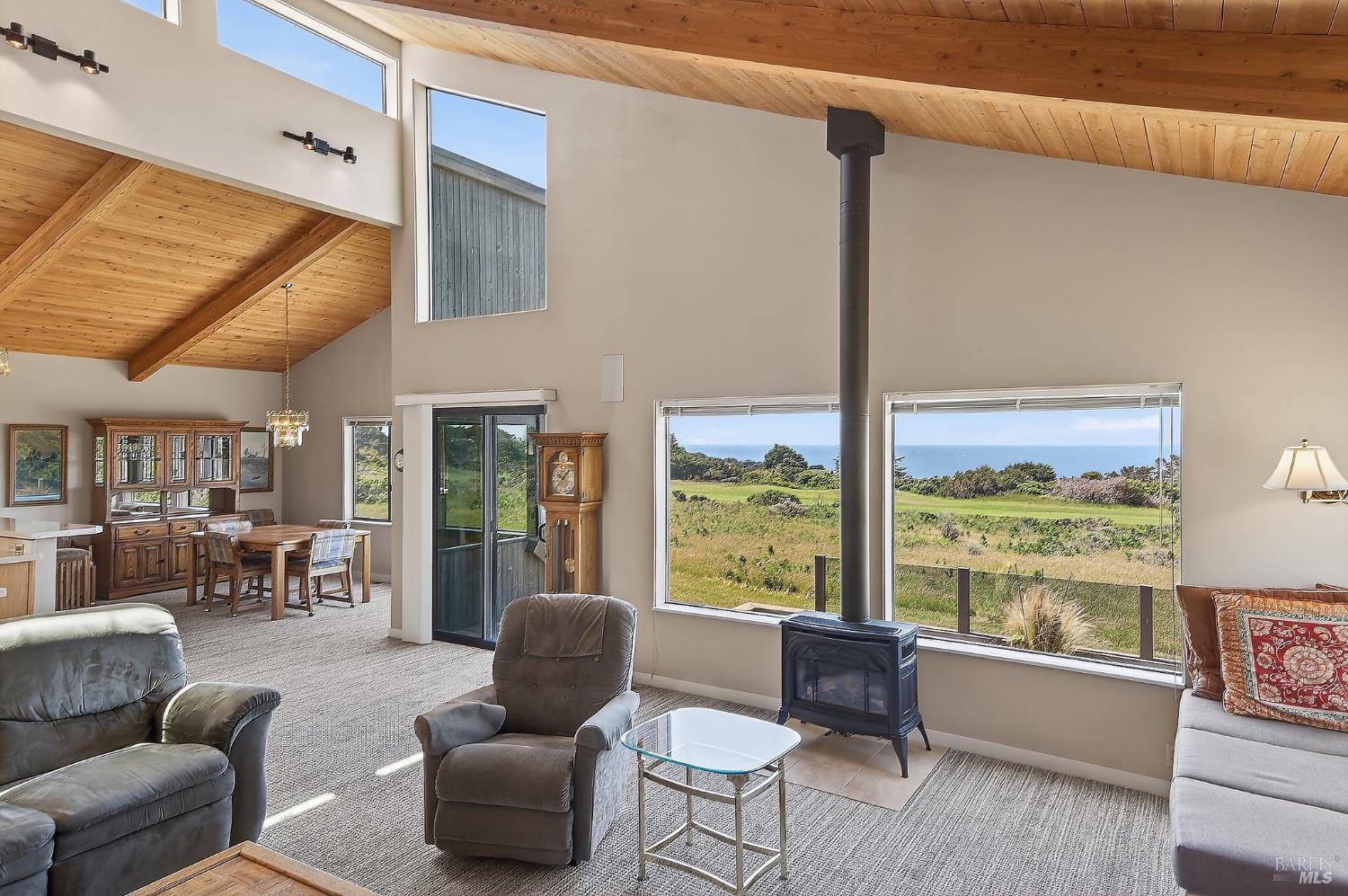 41339 Westwind The Sea Ranch, CA 95497 - Photo 9 of 60 View of living and dining room with broad blue water views