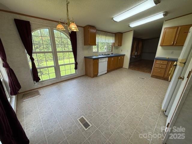 1017 Warlick Road Lawndale, NC 28090 - Photo 3 of 39 a view of a kitchen with a sink and dishwasher kitchen view