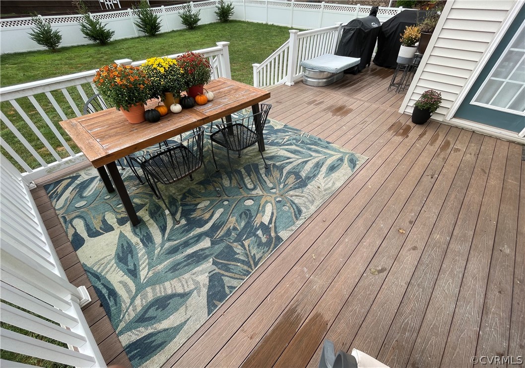 10219 Sandy Ridge Drive Chesterfield, VA 23832 - Photo 24 of 28 a view of balcony with furniture and garden
