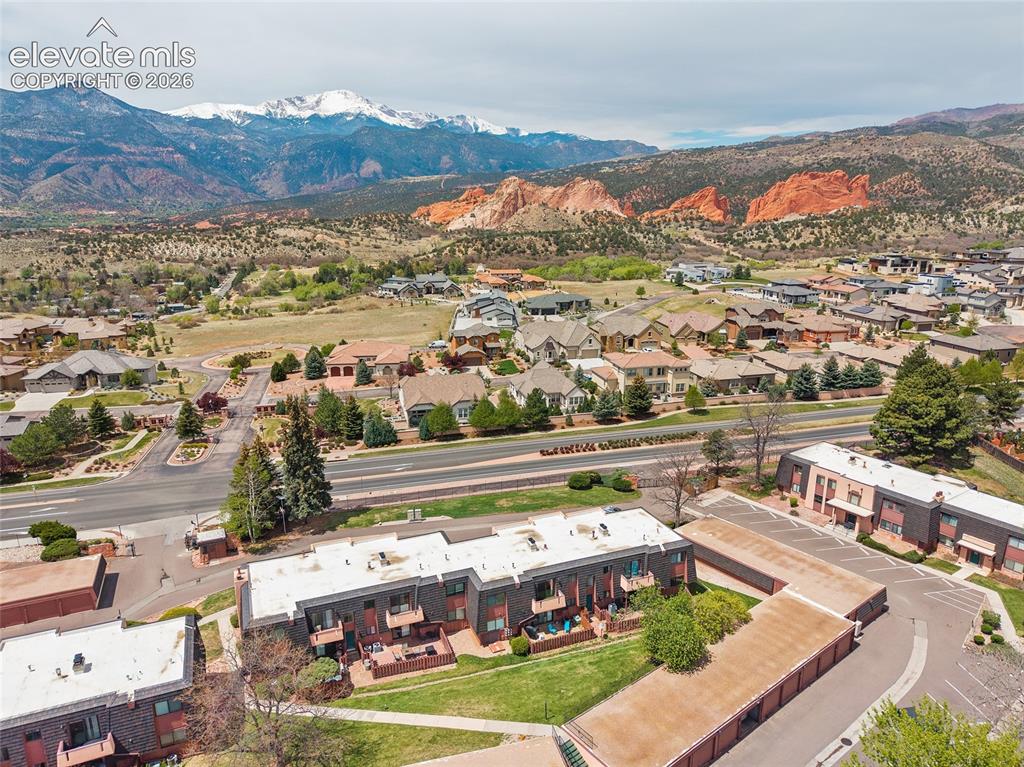2979 Mesa Road, Unit D Colorado Springs, CO 80904 - Photo 30 of 40 Aerial view.