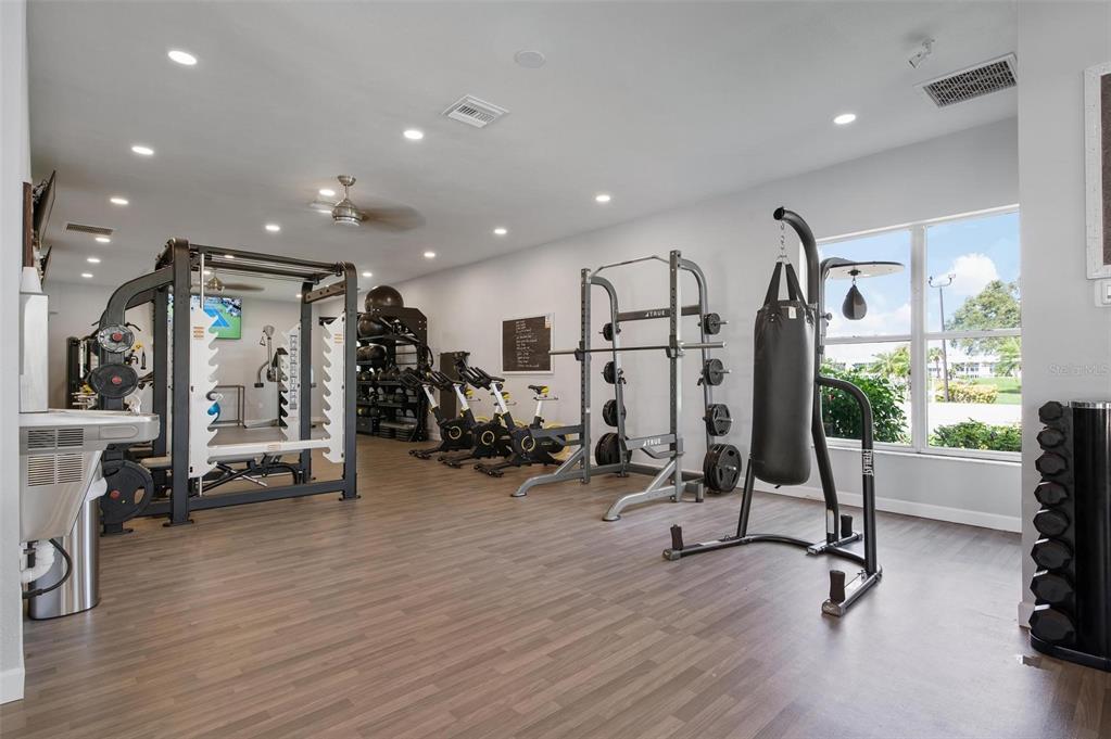 270 Cerromar Way South, Unit 57 Venice, FL 34293 - Photo 55 of 81 a view of a room with gym equipment