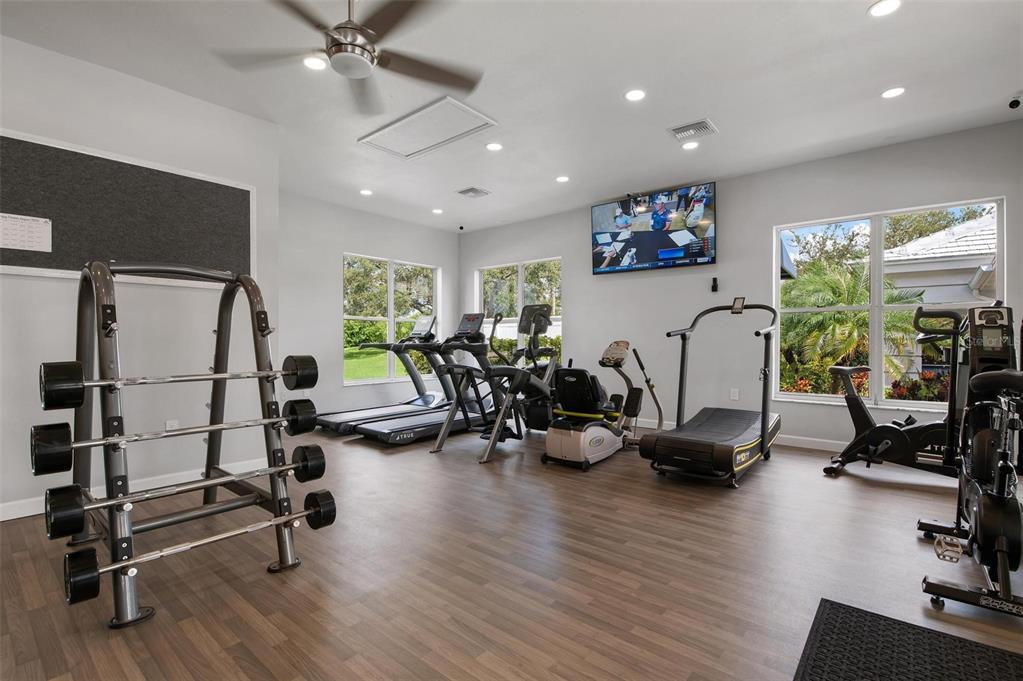270 Cerromar Way South, Unit 57 Venice, FL 34293 - Photo 56 of 81 a view of a room with gym equipment