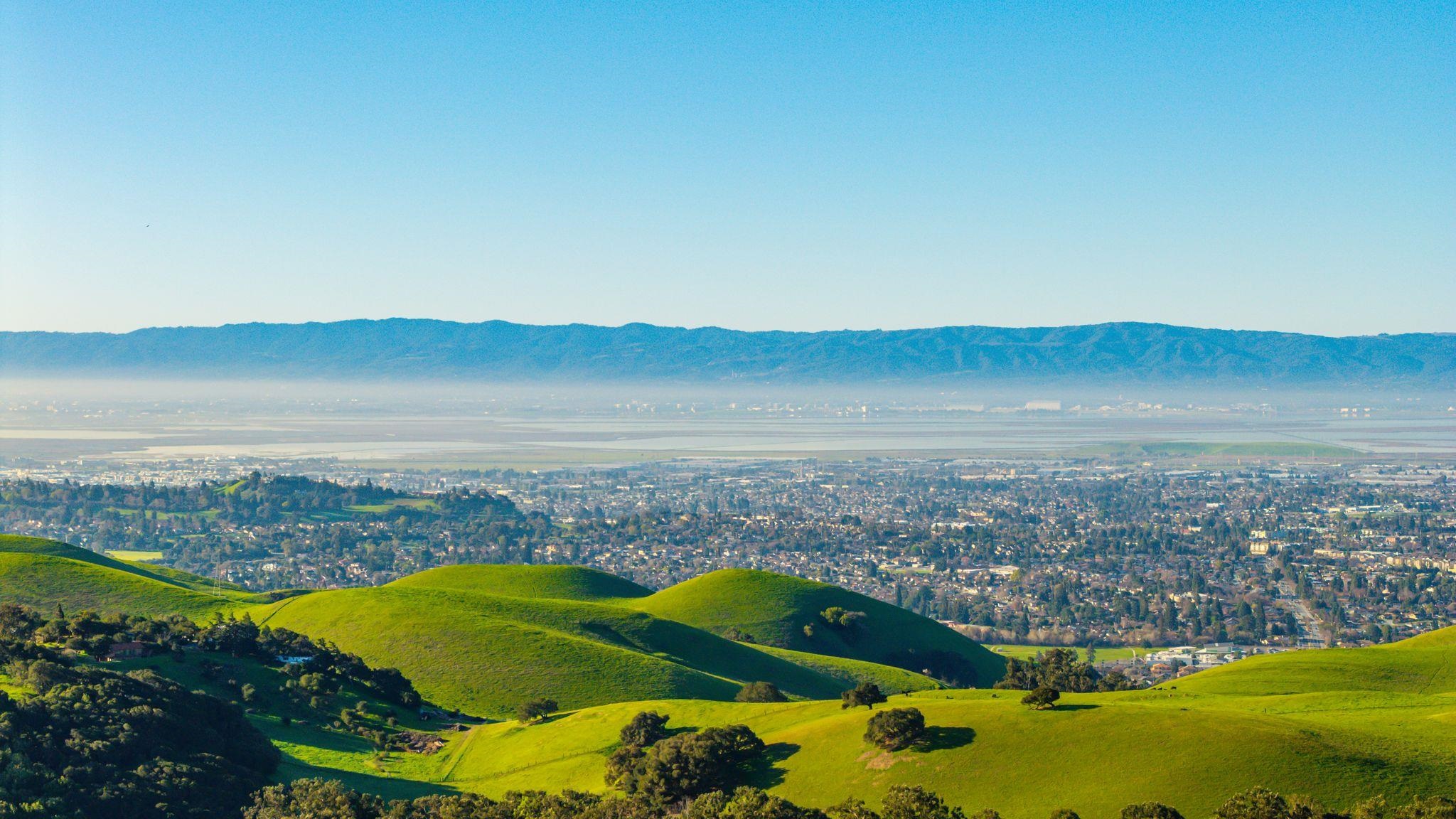 2395 Tecado Terrace Fremont, CA 94539 - Photo 3 of 37 an aerial view of residential houses with outdoor space