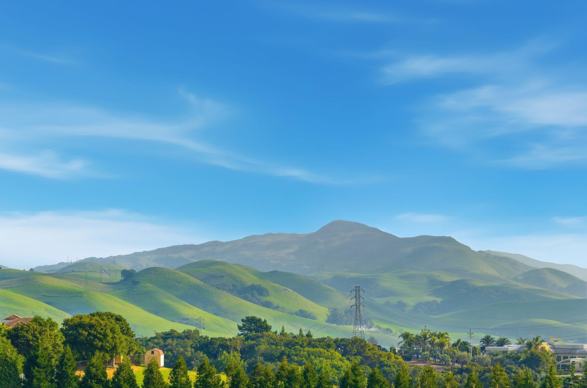 2395 Tecado Terrace Fremont, CA 94539 - Photo 7 of 37 a view of a town with mountains in the background
