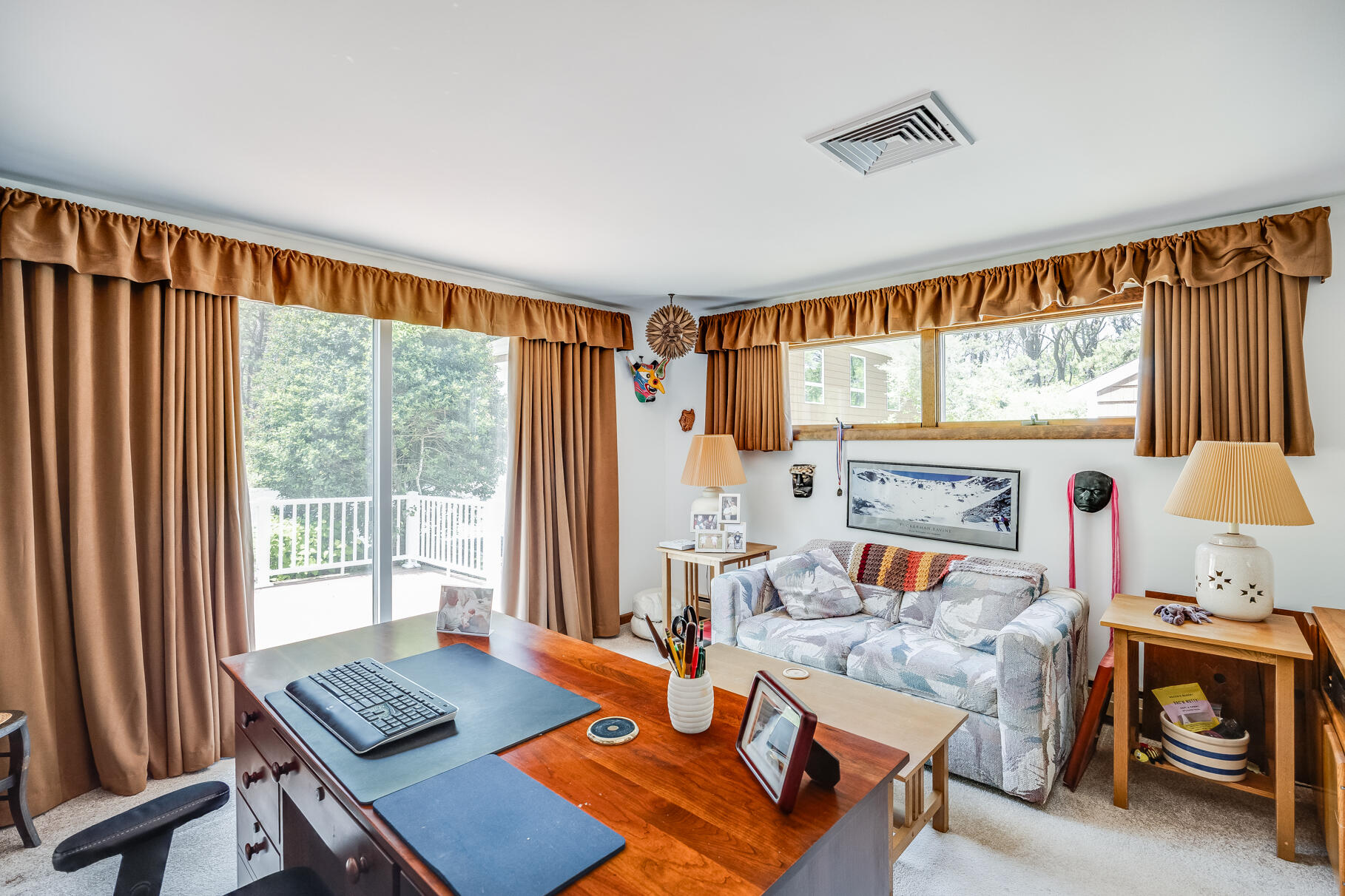 72 South Highland Road Truro, MA 02666 - Photo 19 of 59 a living room with furniture and a large window