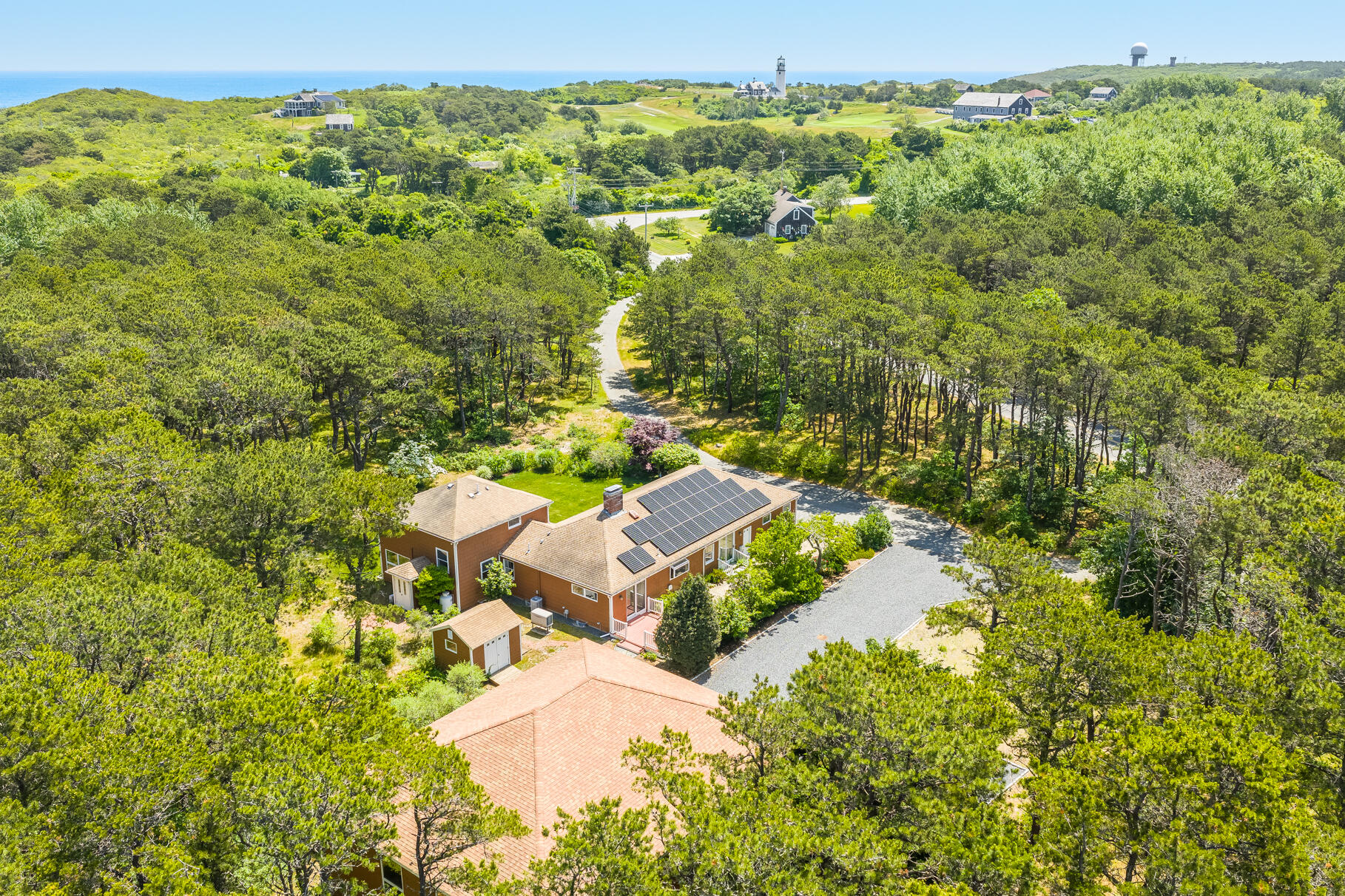72 South Highland Road Truro, MA 02666 - Photo 51 of 59 view of a lake with houses