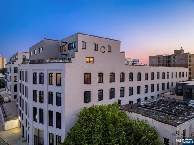a view of a building with many windows