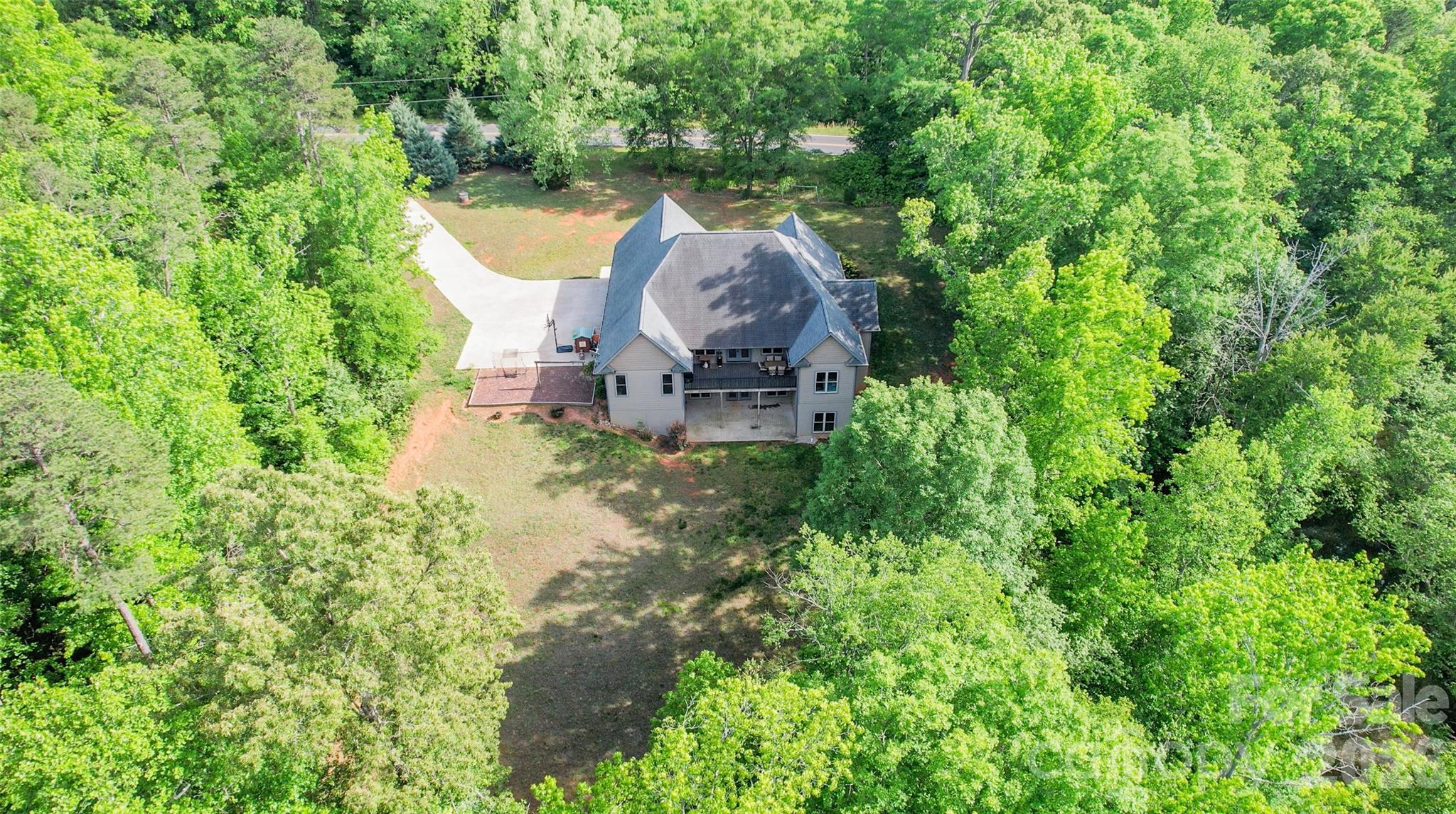 2818 Rockford Road Shelby, NC 28152 - Photo 3 of 33 a aerial view of a house with a yard and sitting area