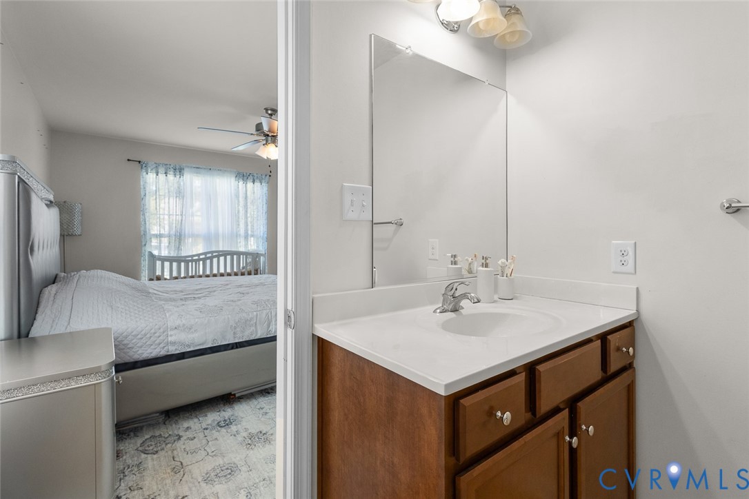 10155 Virginia Road Glen Allen, VA 23060 - Photo 12 of 34 First floor primary bathroom with vanity