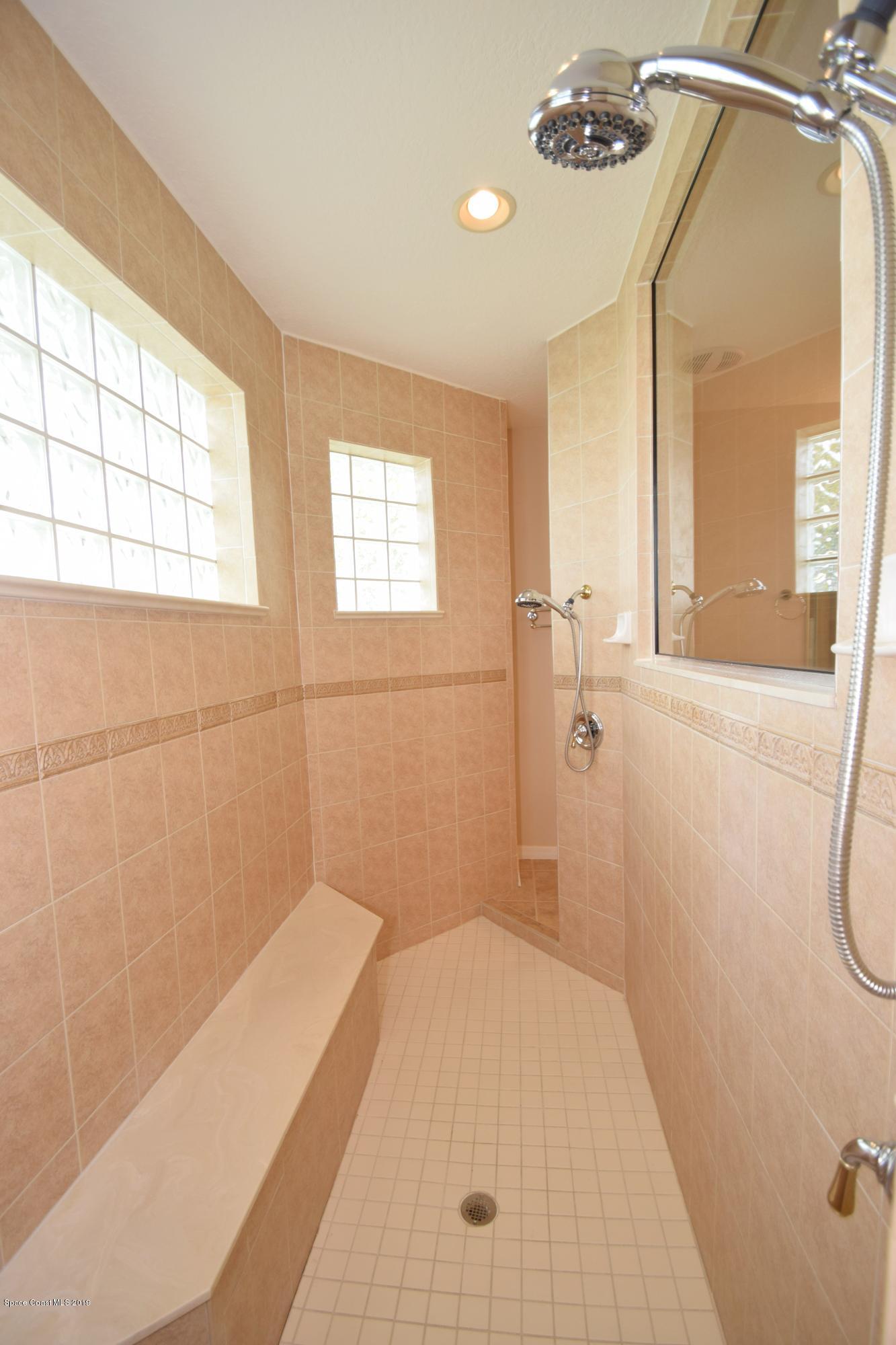 1745 Vía Roma Merritt Island, FL 32952 - Photo 23 of 32 Master Bath Shower