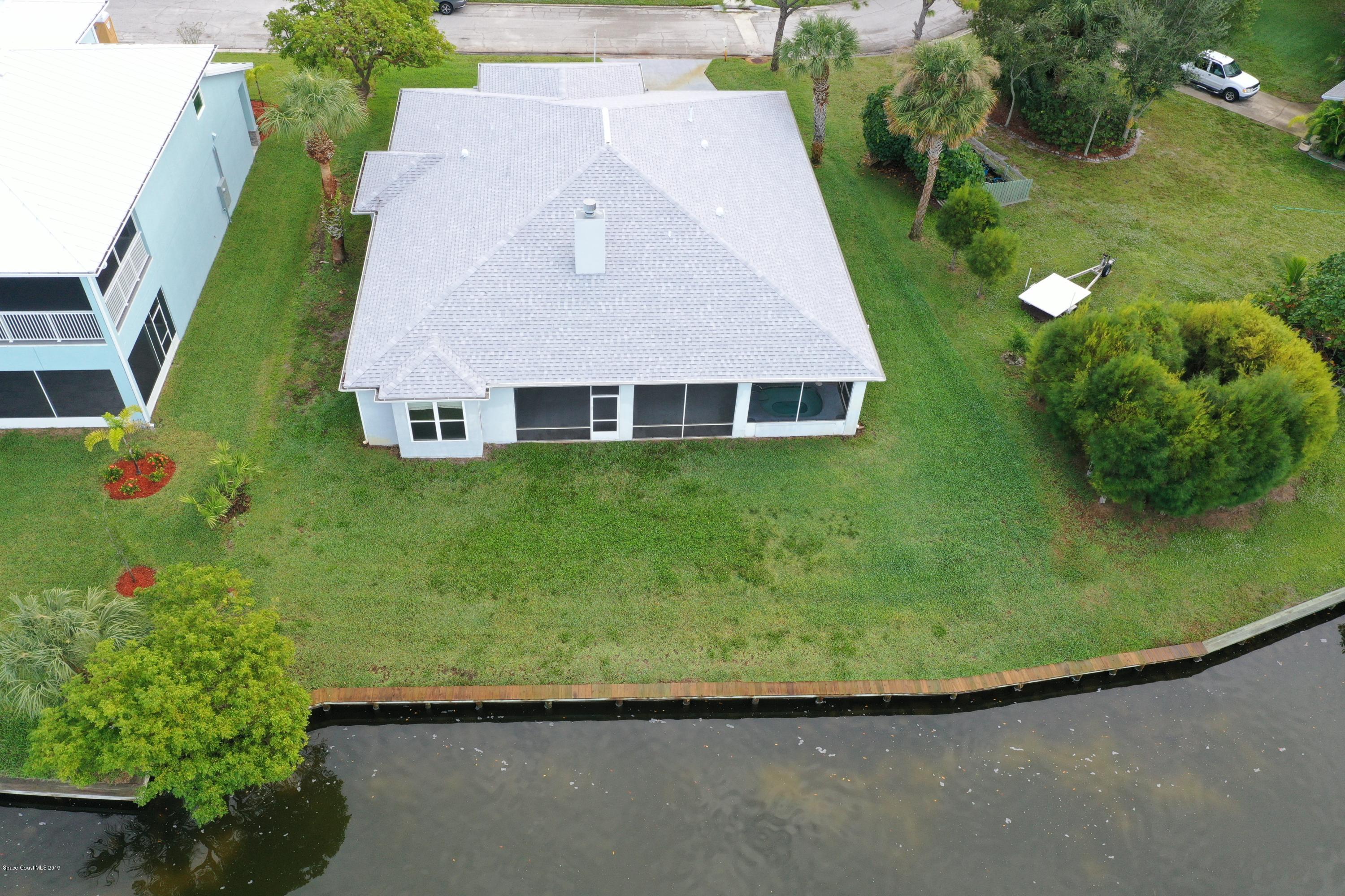 1745 Vía Roma Merritt Island, FL 32952 - Photo 28 of 32 Aerial Back
