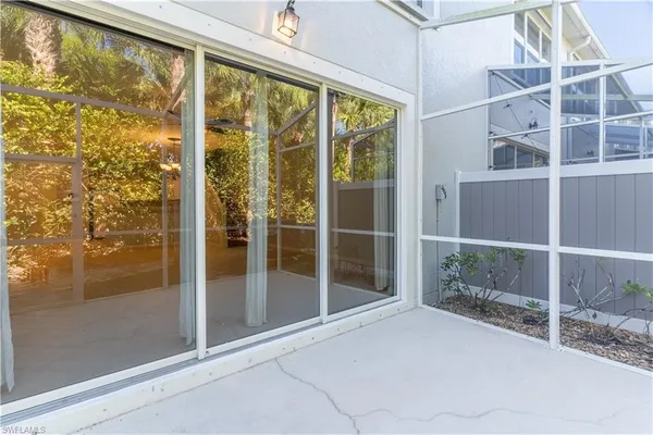 a view of outdoor space with balcony