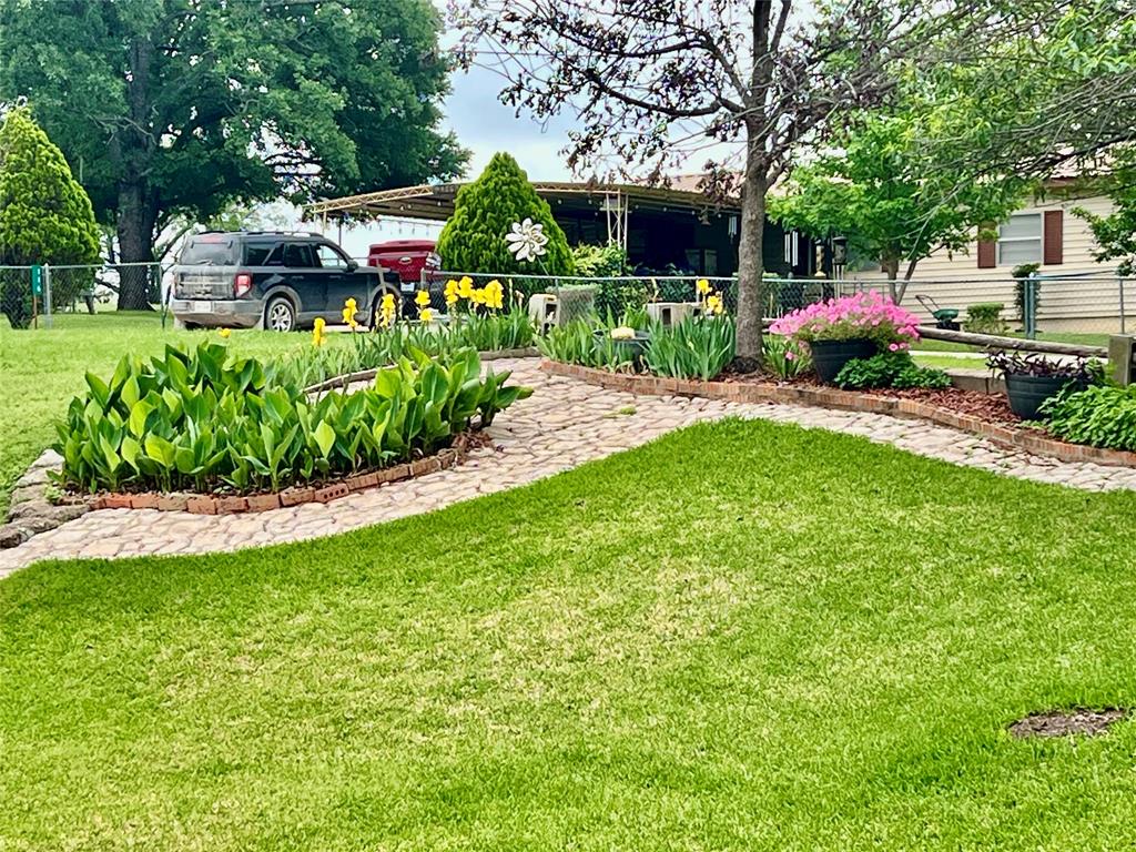 309 Broken Arrow Comanche, TX 76442 - Photo 7 of 35 a view of garden with flowers and trees